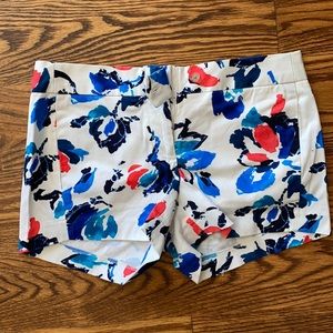 Jcrew floral shorts